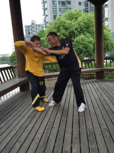 Tui Shou practice with Sifu Tian Bing Yuan